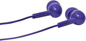 MAGNAVOX SHUFFLE PURPLE IN-EAR EARBUDS