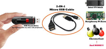 Load image into Gallery viewer, AUVIPAL 2-IN-1 MICRO USB TO USB OTG ADAPTER CABLE