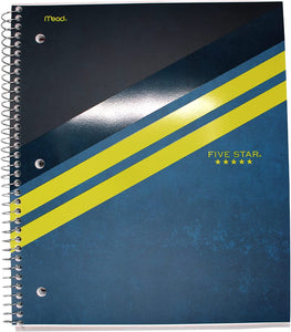 MEAD FIVE STAR GRAPHIC NOTEBOOK 1 SUBJECT