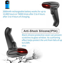 Load image into Gallery viewer, Symcode USB Wireless Barcode Scanner (2.4GHz Wireless &amp; USB 2.0 Wired)