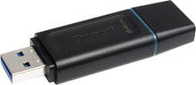 Load image into Gallery viewer, KINGSTON DATA TRAVELER USB FLASH DRIVE 64GB USB 3.2 BLACK