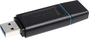 KINGSTON DATA TRAVELER USB FLASH DRIVE 64GB USB 3.2 BLACK