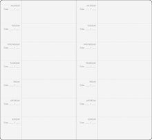 Load image into Gallery viewer, JOURNAL - VOYAGER REFILL UNDATED CALENDAR