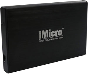 iMicro 2.5" SATA USB3.1 Type-C HDD/SSD Enclosure