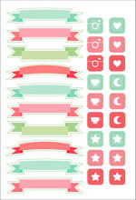 Load image into Gallery viewer, PLANNERS STICKERS DOTTED JOURNAL