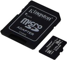Load image into Gallery viewer, microSDHC 16GB Class 10 Flash Card 100MB/s with SD Adpt