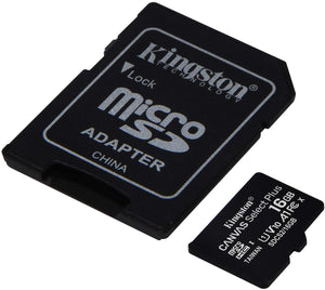 microSDHC 16GB Class 10 Flash Card 100MB/s with SD Adpt