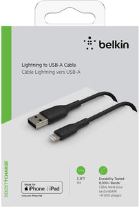BELKIN BOOST CHARGE LIGHTNING TO USB BLACK
