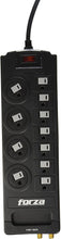 Load image into Gallery viewer, FORZA SURGE PROTECTOR 11 OUTLET NEMA PLUG 110/240V