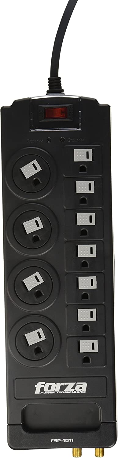 FORZA SURGE PROTECTOR 11 OUTLET NEMA PLUG 110/240V