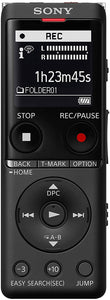 Sony ICD-UX570 Digital Voice Recorder, ICDUX570BLK 4GB MicroSD