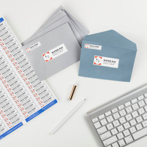Avery® Easy Peel® Return Address Labels, Sure Feed™ Technology, Permanent Adhesive, 1/2" x 1-3/4", 2,000 Labels (5267)