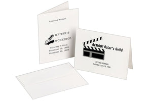 Avery® Note Cards, Uncoated, Two-Sided Printing, 4-1/4" x 5-1/2", 60 Cards (5315)
