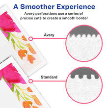 Load image into Gallery viewer, Avery® Printable Business Cards with Sure Feed™, 2&quot; x 3.5&quot;, White, 250 Blank Cards for Inkjet Printers (8371)