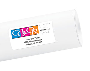 Avery® Color Printing Labels, Sure Feed™ Technology, Permanent Adhesive, Matte, 2" x 4", 200 Labels (8253)