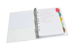 Avery® Insertable Style Edge Plastic Mini Dividers, 5-1/2" x 8-1/2", 5-Tab Set, Multicolor, 1 Set (11118)
