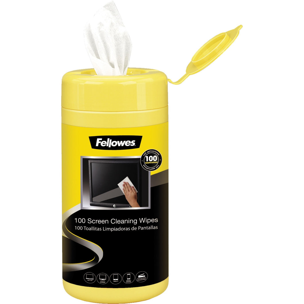 FELLOWES SCREEN CLEANER WIPES
