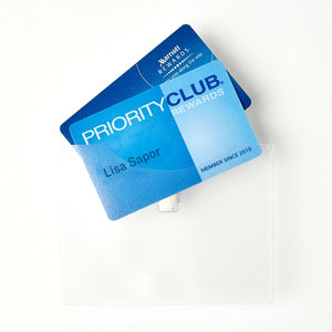 Avery® Top-Loading Garment-Friendly Clip-Style Name Badges, 3" x 4", 50 Badges (74536)