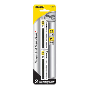 BAZIC Mechanical Pencil Lead Ceramics High-Quality 0.9 mm (2/Pack)