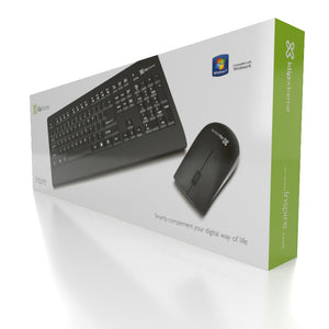KLIPX - KEYBOARD AND MOUSE SET ENGLISH