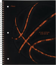 Load image into Gallery viewer, FIVE STAR SPORT WIREBOUND NOTEBOOK 1 SUBJECT 10-1/2*8 100S