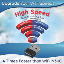 Load image into Gallery viewer, MICRO AC1200 WIRELESS USB ADPATER