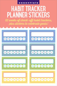 ESSENTIALS HABIT TRACKER PLANNER STICKERS