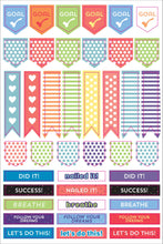 Load image into Gallery viewer, ESSENTIALS HABIT TRACKER PLANNER STICKERS