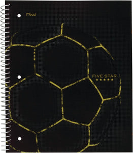 FIVE STAR SPORT WIREBOUND NOTEBOOK 1 SUBJECT 10-1/2*8 100S