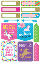 Load image into Gallery viewer, ESSENTIALS UNICORN PLANNER STICKERS