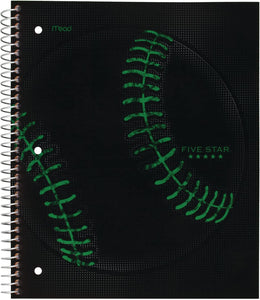 FIVE STAR SPORT WIREBOUND NOTEBOOK 1 SUBJECT 10-1/2*8 100S