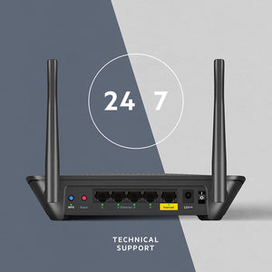 LINKSYS WIRELESS ROUTER AC1200 GIABIT 4 PORT
