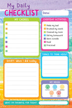 Load image into Gallery viewer, KIDS&#39; DAILY CHECKLIST PAD