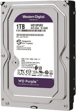 Load image into Gallery viewer, WD PURPLE HARD DRIVE 1 TB INTERNAL 3.5&quot; SATA 6GBS 5400 RPM 64MB