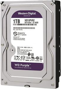 WD PURPLE HARD DRIVE 1 TB INTERNAL 3.5" SATA 6GBS 5400 RPM 64MB