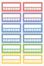 Load image into Gallery viewer, ESSENTIALS HABIT TRACKER PLANNER STICKERS