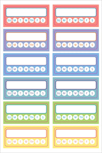 ESSENTIALS HABIT TRACKER PLANNER STICKERS