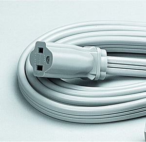 Fellowes 1-Outlet 3-Prong Heavy Duty Indoor Extension Cord, 9 Feet - 99595 Gray