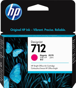 HP 712 MAGENTA INK CARTRIDGE