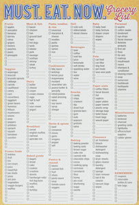 NOTE PAD - MUST EAT NOW