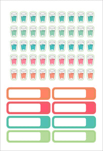 PLANNERS STICKERS DOTTED JOURNAL