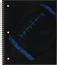 Load image into Gallery viewer, FIVE STAR SPORT WIREBOUND NOTEBOOK 1 SUBJECT 10-1/2*8 100S