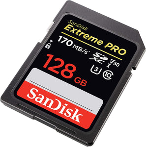 SanDisk SecureDigital 128GB Extreme PRO SDHC/SDXC USH-1 Class10 170 MB/s