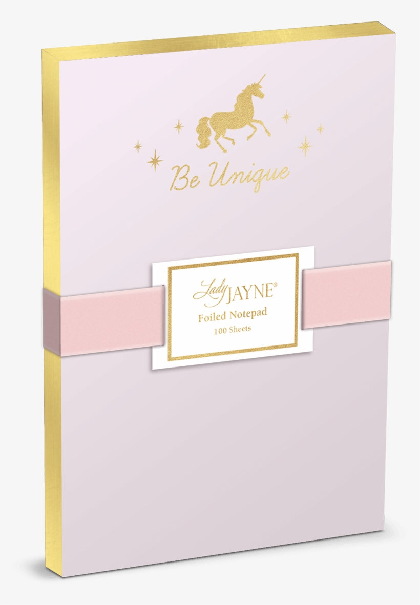 NOTEPAD FOIL SHEET - BE UNIQUE