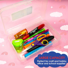 Load image into Gallery viewer, BAZIC Pencil Case Multipurpose Utility Box - Clear