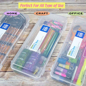BAZIC CLEAR MULTIPURPOSE RULER LENGTH UTITILY BOX