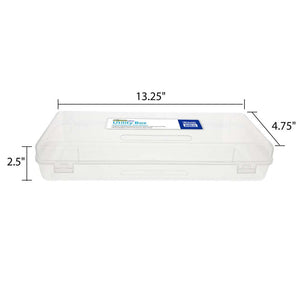 BAZIC CLEAR MULTIPURPOSE RULER LENGTH UTITILY BOX