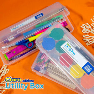 BAZIC CLEAR MULTIPURPOSE RULER LENGTH UTITILY BOX
