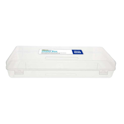 BAZIC CLEAR MULTIPURPOSE RULER LENGTH UTITILY BOX