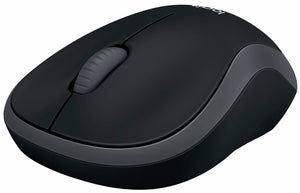 Logitech - M185 Wireless Optical Ambidextrous Mouse - Swift Gray